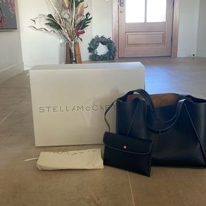 Stella McCartney logo tote bag